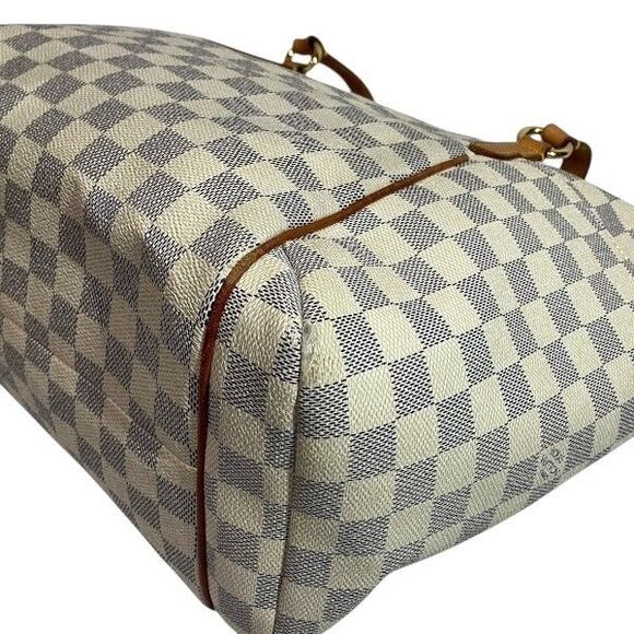 Louis Vuitton Totally MM Damier Azur Tote Bag - Picture 6 of 9